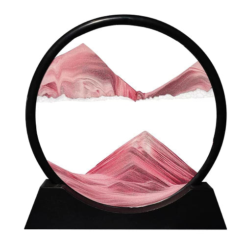 Pink Creative 3D Glass SandScape