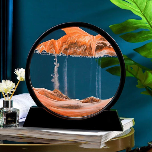 Orange Creative 3D Glass SandScape